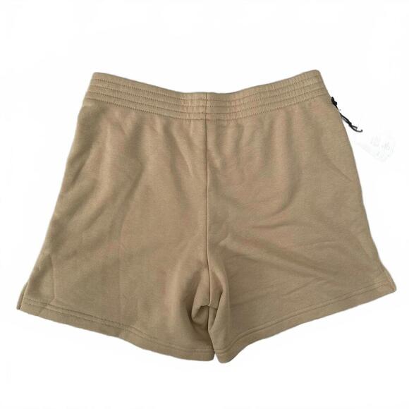 NWT Aritzia TNA Airy Fleece Perfect High Rise Sweat Shorts Size Small Sand Bluff - Picture 2 of 5